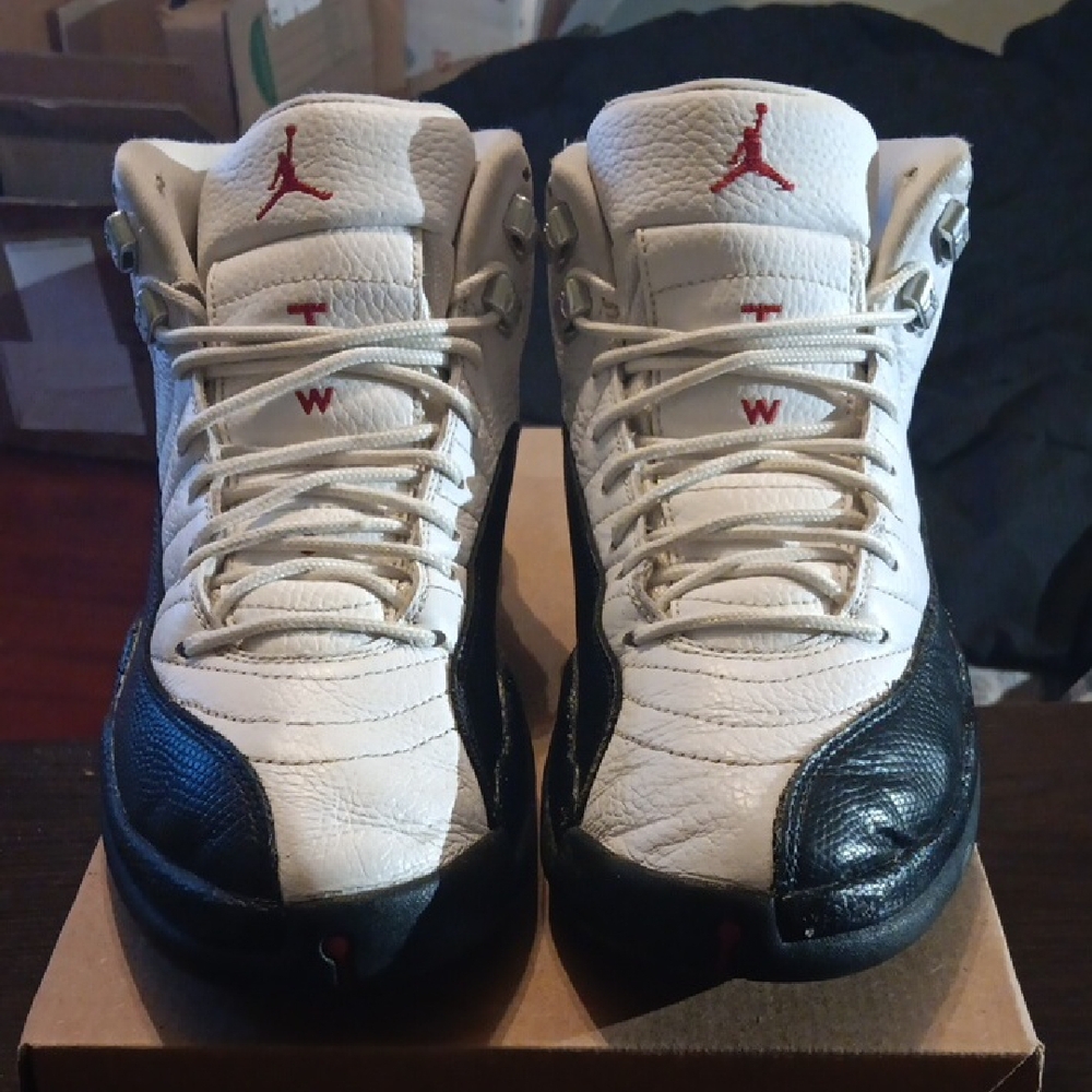 Jordan 12 Retro "Taxi Flip" (2024) Mens SZ 9.5 Womens SZ 11 EUC - Picture 4 of 9